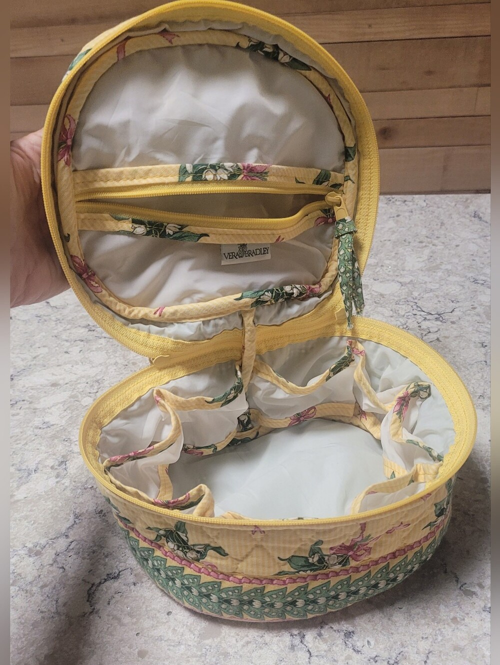 VERA BRADLEY retired HOPE pattern Cosmetic Bag